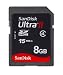 SanDisk SDSDRH-008G-A11 8GB/15MB Ultra II SDHC Card