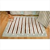My Baby Sam Medallion Rug, Blue/Brown