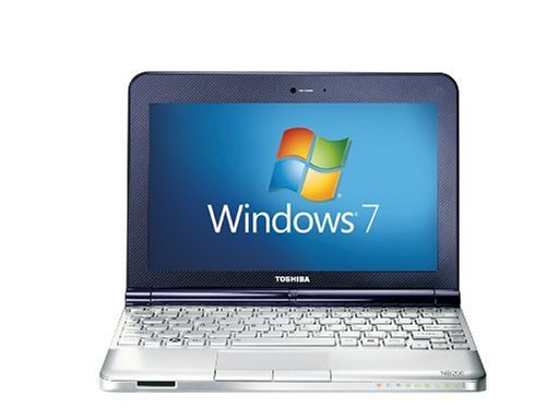 Toshiba Nb200-12w 10.1-inch Netbook (atom N280 1.66ghz, 1 Gb Ram, 250 Gb Hdd, 9 Hour Battery, Windows 7 Starter Edition, Blue) Picture