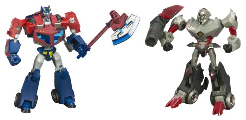 Transformers Animated The Battle Begins - Optimus Prime vs. Megatron