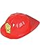 Rhode Island Novelty Set of 12 Adult Plastic Fireman Costume Fire Chief Helmets Hats