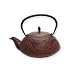 Old Dutch 34-Ounce Cast-Iron Prosperity Teapot, Chestnut Brown
