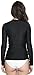 ilishop Women's UV Sun Protection Long Sleeve Rash Guard Wetsuit Swimsuit Top Black S-US4