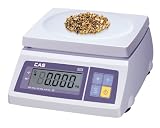 CAS SW-1-50 Food Service Scale, Oz/Lb/Kg/g Switchable, 50 x 0.02lb, Legal-for-Trade