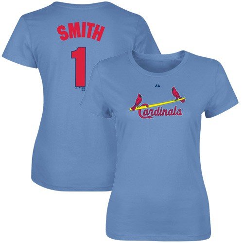 Ozzie Smith St. Louis Cardinals Women's Cooperstown Name & Number Tee