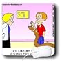 Londons Times Funny Bugs and Slugs Cartoons - Veterinarian Confusion - Mouse Pads