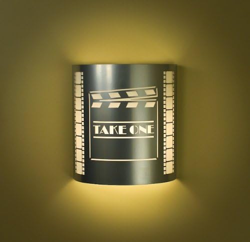 Silver Take One Sconce with Filmstrips
