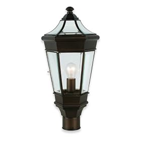 Royce Lighting RL2167 PSTORB Lighthouse Outdoor Post Lantern Oil Rubbed Bronze with Clear Beveled... by Royce Lighting