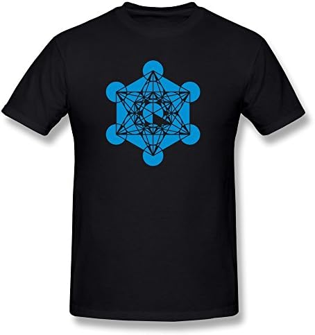 HD-Print Funny Flower Life Sacred Geometry Energy Symbol Healing Tshirt For Men Black Size XS