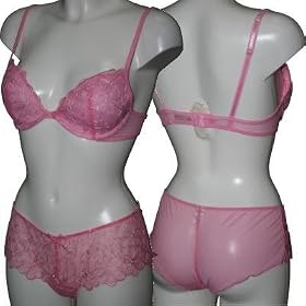 Daisy Air Plunge Bra & Shorts Set Pink