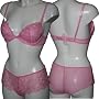 Daisy Air Plunge Bra & Shorts Set Pink