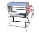 Mutzbratengrill Holzgrill mit 4 Spießen für 52 Portionen