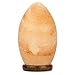 HemingWeigh Natural Himalayan Hand Crafted Crystal Salt Rock Oval Lamp with Wood Base