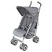 Stroll Like Angelina Techno XT Stroller, Charcoal Storm Gray
