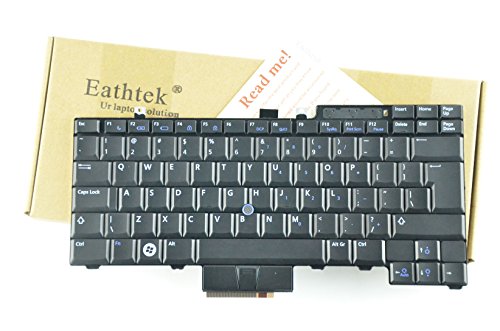 Eathtek Replacement Keyboard Non-Backlit with BIG Enter for Dell Latitude E5400 E5500 E6400 E6500 Precision M2400 M4400 M4500 0UK717 NSK-DB001 V081325AS1 PK1303I0600 UK717 series Black US Layout Eathtek Replacement Keyboard Non-Backlit with BIG Enter for Dell Latitude E5400 E5500 E6400 E6500 Precision M2400 M4400 M4500 0UK717 NSK-DB001 V081325AS1 PK1303I0600 UK717 series Black US Layout