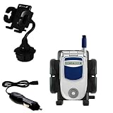 Nextel i733 Auto Cup Holder with Car Charger - Uses Gomadic TipExchange