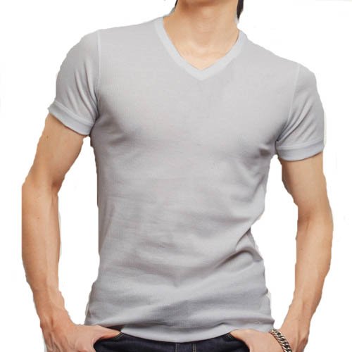 (グンゼ)GUNZE BODY WILD VネックTシャツ 【フライス 綿100%】