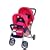 Graco Duoglider Dolls Twin Stroller Hot Pink & Blue