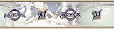 Milwaukee Brewers MLB Prepasted Wall Border, 6-Inch-by-15-Foot