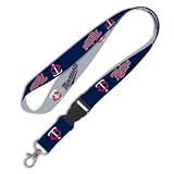 Minnesota Twins Official Logo 2-Tone Lanyard Keychain