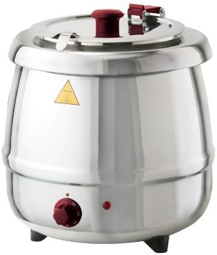 10-1/2 Quart Glenray Premium Soup Cooker And Warmer With Stainless Steel Shell by Glenray