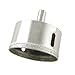 uxcell Silver Tone Glass Diamond Tipped Drill Hole Saw 50mm