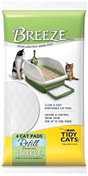 Tidy Cats Breeze Litter Pad Refill, 4-Count Cat Pads (Pack of 10)