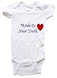 MADE IN NEW YORK - NEW YORK BABY - State-series - White, Blue or Pink Onesie / Baby T-shirt