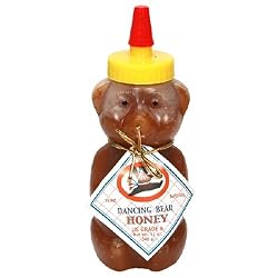 Dancing Bear Honey, 12-Ounce Squeeze Bears (Pack of 6)