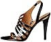 Calvin Klein Women's Mirian Dress Sandal, Deep Coral, 8 M US