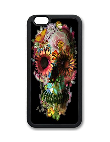 Fantastic Faye PC Material Skull Cute Hot Selling Top Quality Special Design Fire Flowers Motobike Guitar Cell Phone Cases For iPhone 6 No.9
