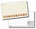 3" X 5" Harvest Fruit Recipe Cards - 16 cards with Protective Covers
