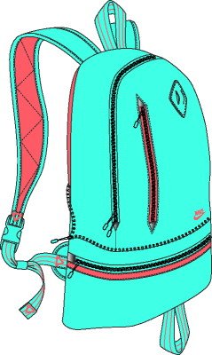 Nike Rucksack CHEYENNE SLW WP ATHLETICS WEST, chlrn blu/chlrn blu/(lt b corl), 29 cm X 13  Preisvergleich