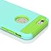 iPhone 6 Case, oneCase™ Hybrid High Impact Shockproof Protective Case Hard Plastic+Soft Silicon Rubber Armor Defender Case Cover for Apple iPhone 6 4.7 inch Screen with Stylus & Screen Protector (Light Blue/Green)