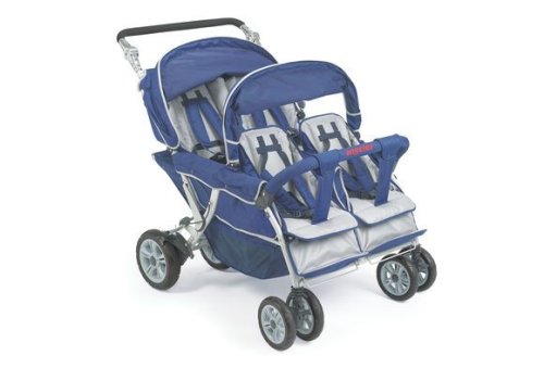 Angeles SafeStop Quad 4 Passenger Bye-Bye Stroller