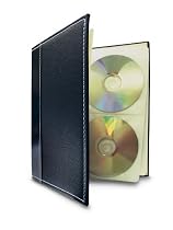 Bellagio Italia CD/DVD Storage Binder (Black)
