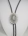 Concho Diamondcut Polished Pewter Bolo Tie