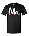 Shop4Ever® Mr. Matching Couples T-shirt Couple Shirts
