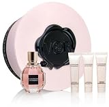 Flowerbomb by Viktor & Rolf for Women Bomblicious 4 Piece Set Includes: 1.7 oz Eau de Parfum Spray + 0.5 oz Voluptuous Body Cream + 0.5 oz Bomblicious Body Lotion + 0.5 oz Bomblicious Perfumed Shower Gel in Hat Box