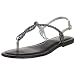 Tommy Hilfiger Women's Falsetto Sandal,Navy/Silver,6 M US