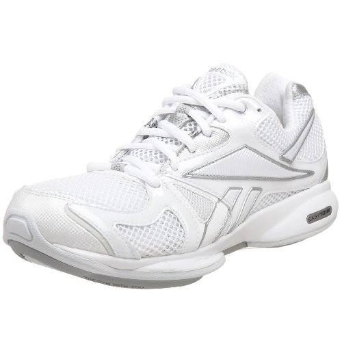 reebok womens easytone inspire walking shoe white silver 85 m us  more detail click!