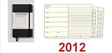 Zoom Produkt-Bild: WOCHENKALENDER WOCHENPLANER 2012 MASTER DIN A4 SCHWARZ 1 WOCHE - 2 SEITEN - AGENDA & NOTIZBUCH & NOTEBOOK MIT EXTRAHEFT F&Uuml;R ADRESSEN - JAHRESTAGE - Geburtstagskalender - 144 Seiten 12 MONATE 2012