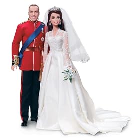 Barbie Collector Royal Wedding William and Catherine Doll Set