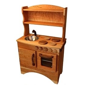 A Simple Wooden Kitchen Hearth