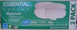 2-Pack Fluorescent Ceiling Mounted Mushroom Light Fixtures
