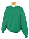 Jerzees 50/50 Crewneck Sweatshirt, KELLY, XXX Large 417 C3h JWL. SL160 Jerzees 50/50 Crewneck Sweatshirt, KELLY, XXX Large