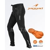 【イタリア製３Ｄパッド】 JAGGAD ウインドブレークタイツ (ブラック, XL)