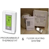 Buy 130 Sqft Cable Set, Electric Radiant Floor Heat Heating System with Aube Digital... by Warming Systems Inc.