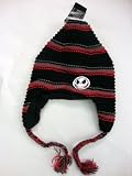 Nightmare Before Christmas Red/Black Striped Peruvian Hat