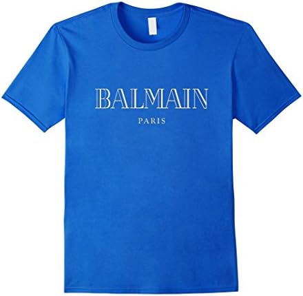 Men's Balmain t shirt Large Royal Blue